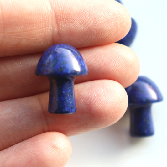 Lapis Lazuli Mushroom – Wisdom And Truth Pocket Crystal - Crystal Gift