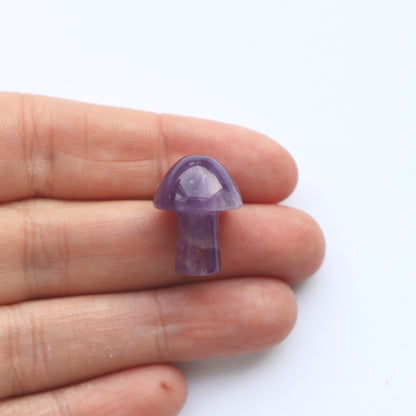 Tiny Amethyst Mushroom Crystal With Gift Message