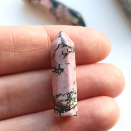Mini Rhodonite Crystal Tower
