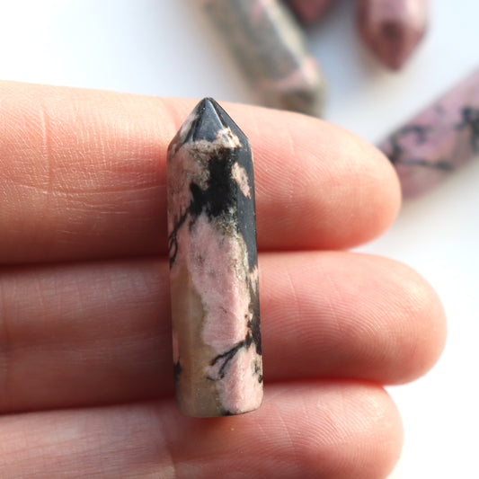 Rhodonite Tower – Self Love And Emotional Healing - Crystal Gift
