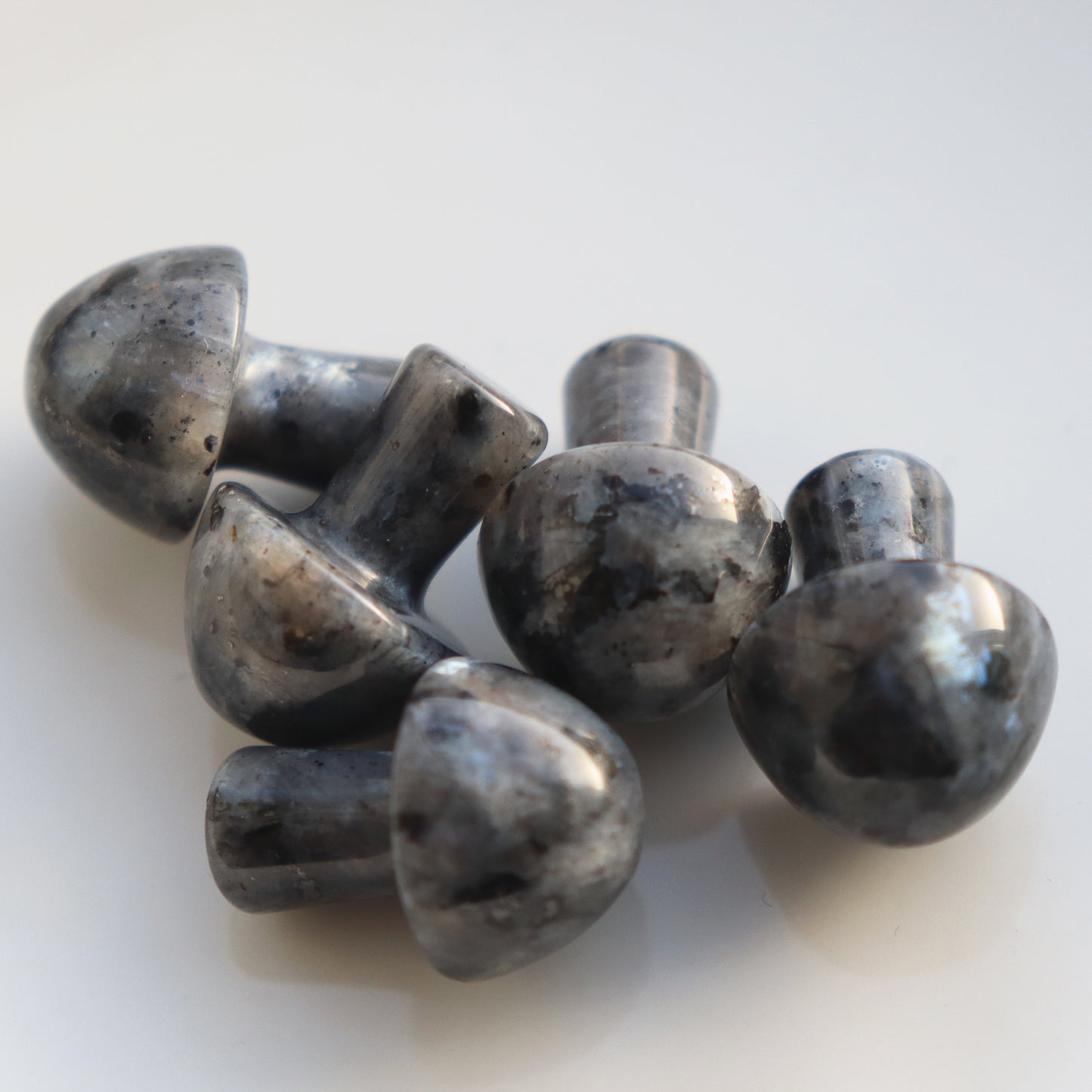 Larvikite Mushroom Crystal Protective Grounding Stone - Crystal Gift