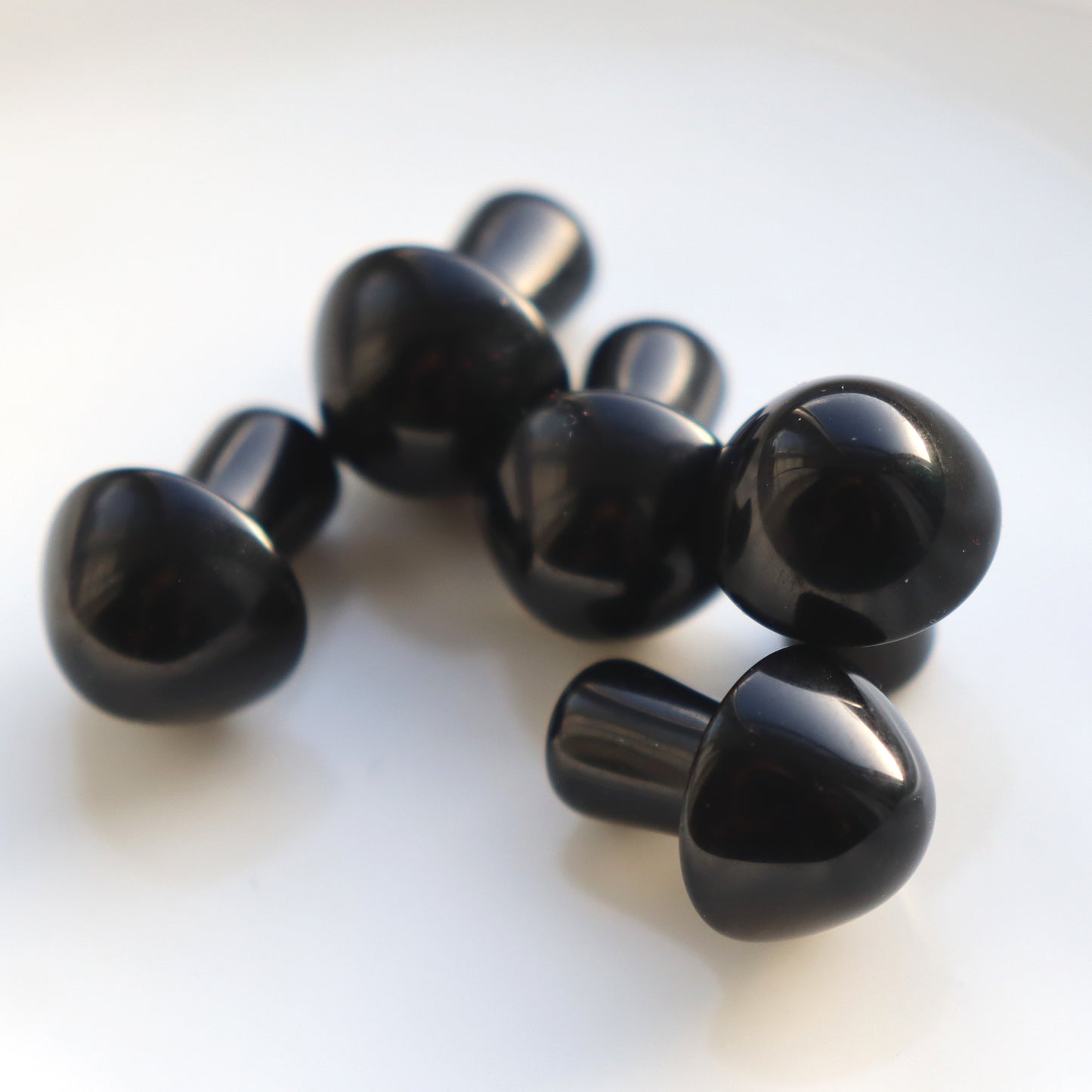 Obsidian Mushroom – Protective And Grounding Crystal - Crystal Gift