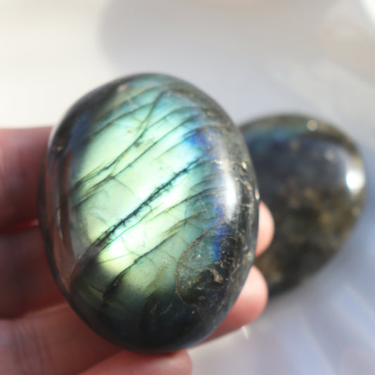 Labradorite Palm Stone 4.5-5cm