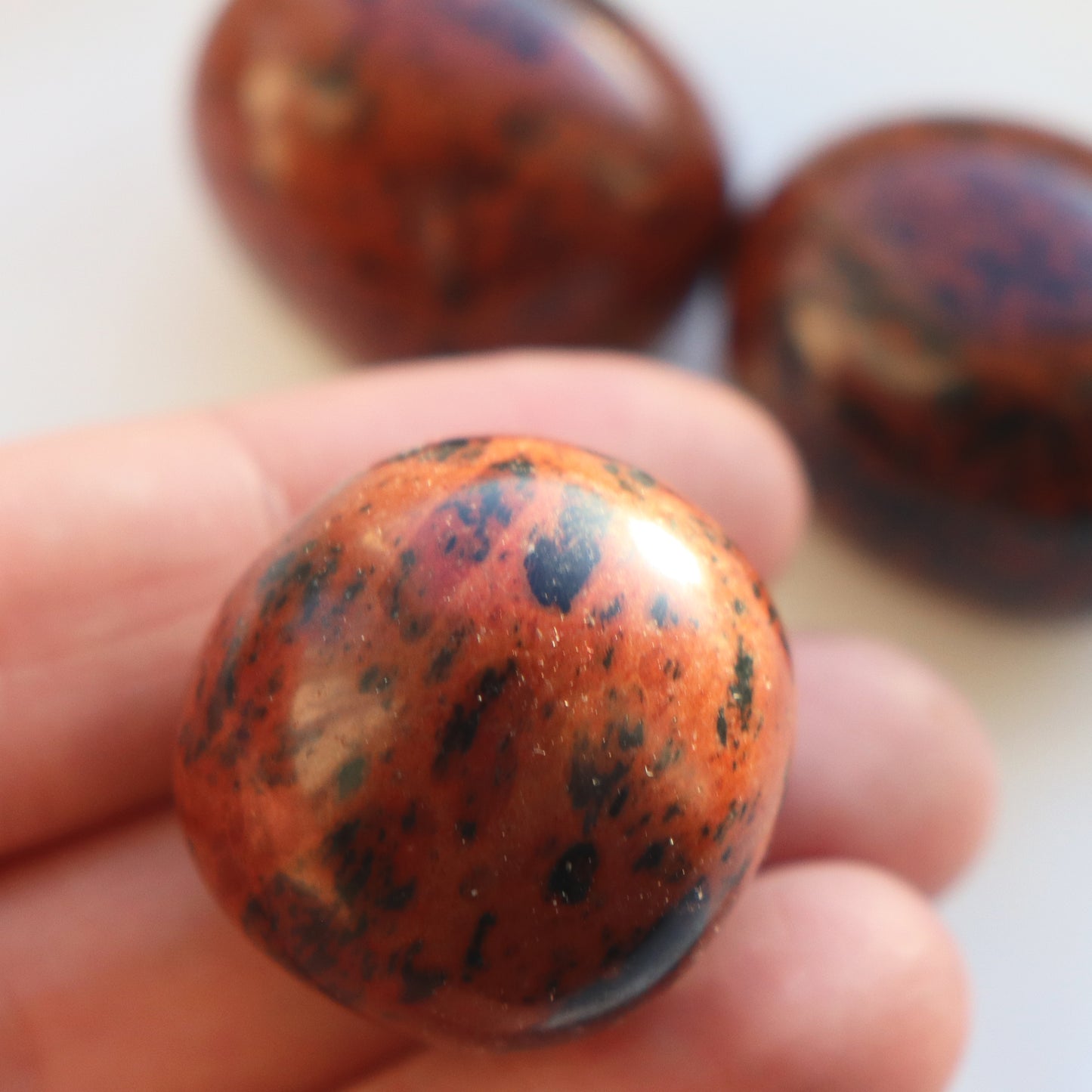 Red Mahogany Obsidian Tumblestone