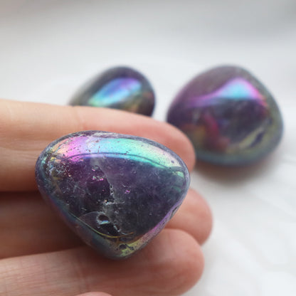 Aura Amethyst Tumble – High Vibrational & Spiritual Awakening Crystal