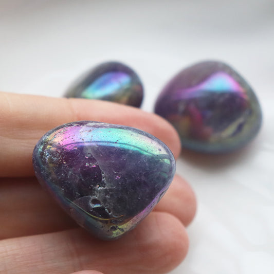 Aura Amethyst Tumble – High Vibrational & Spiritual Awakening Crystal