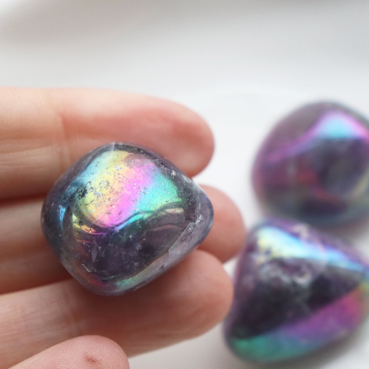 Aura Amethyst Tumble – High Vibrational & Spiritual Awakening Crystal