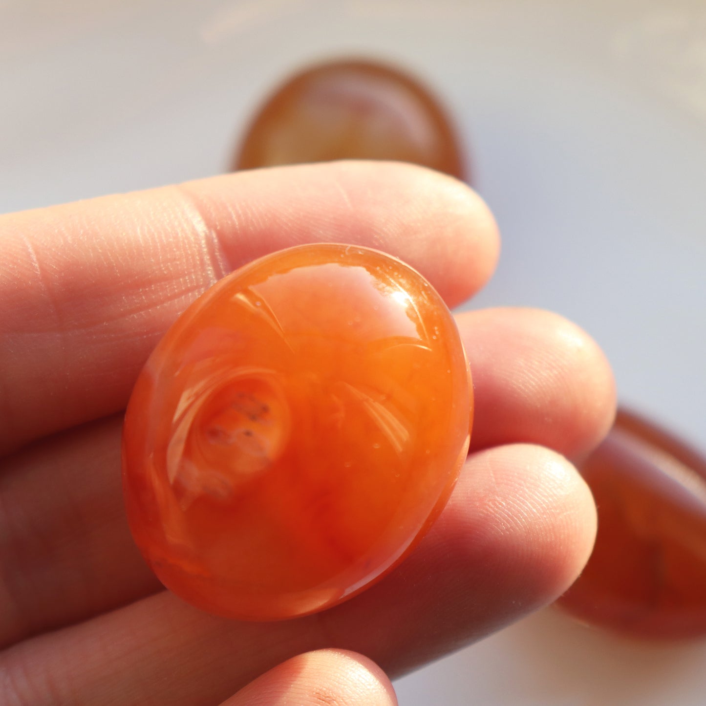 Red Agate Tumblestone