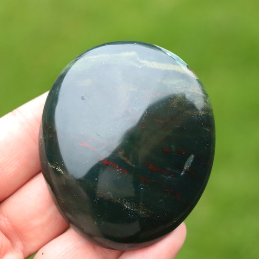 Ocean Jasper Palm Stone – Soothing Crystal for Joy & Positivity A