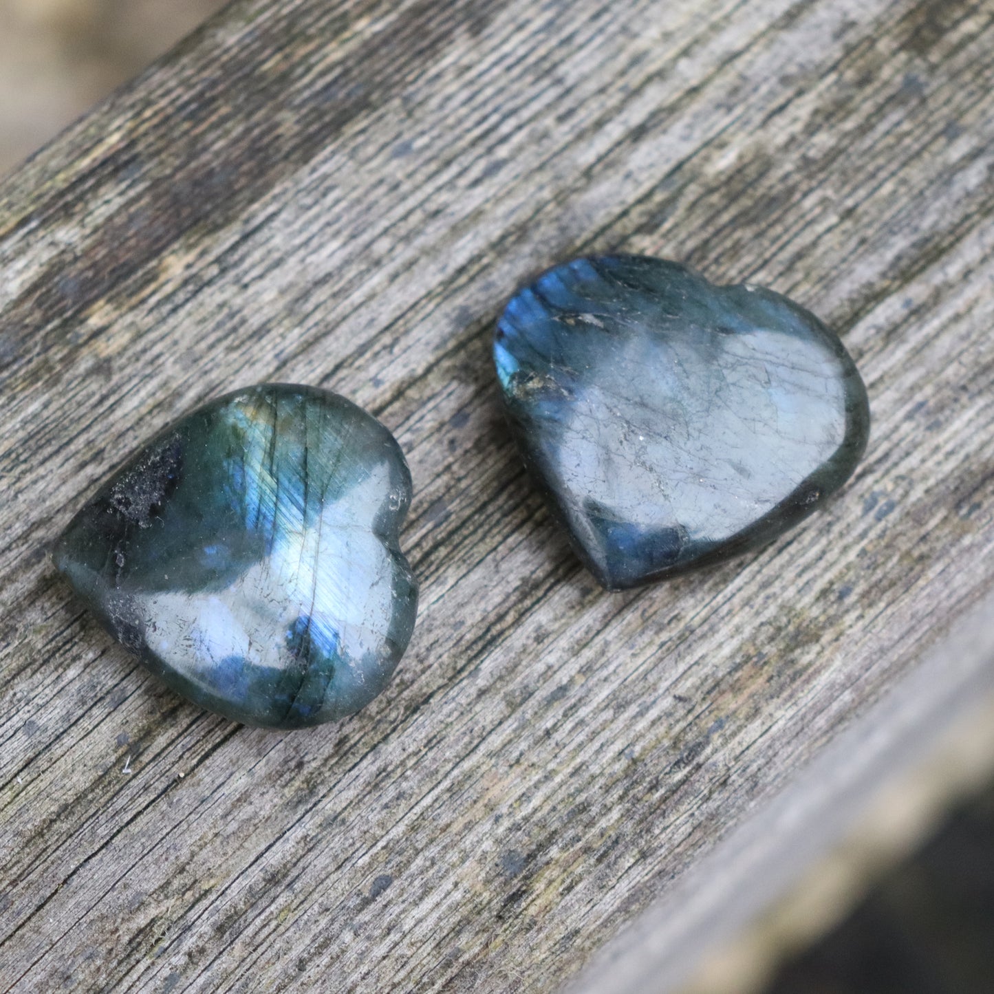 Labradorite Hearts (Small) Intuition & Protection Crystal