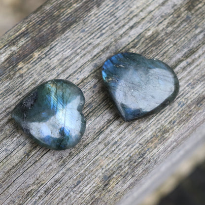 Labradorite Hearts (Small) Intuition & Protection Crystal