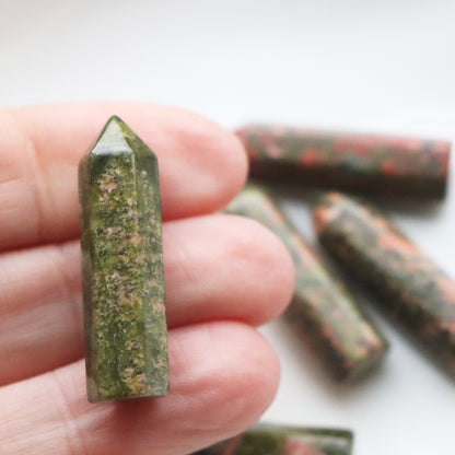 Unakite Crystal Tower For Balance And Healing - Crystal Gift