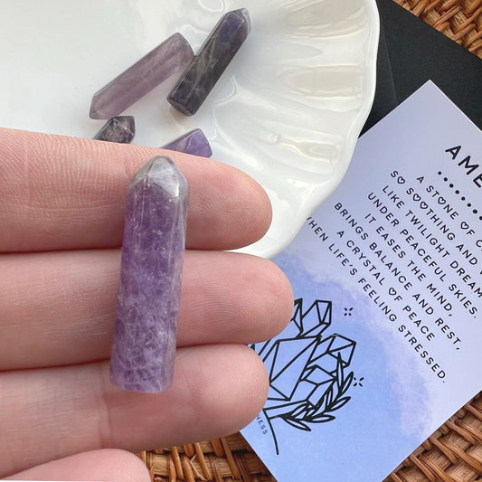 Serenity Amethyst Crystal Tower - Crystal Gift