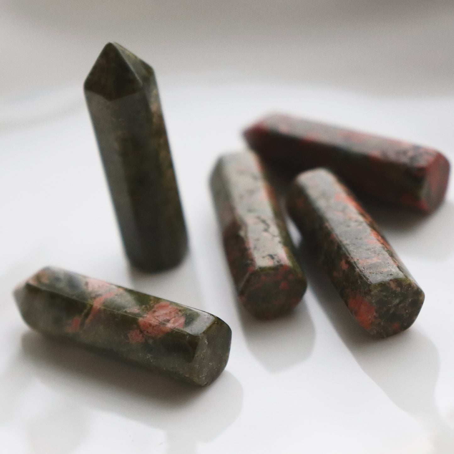 Unakite Crystal Tower For Balance And Healing - Crystal Gift