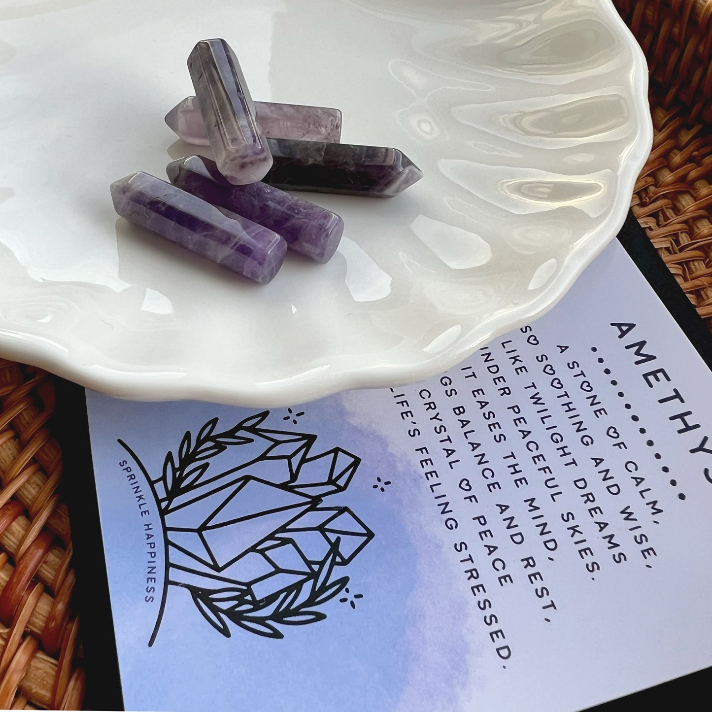Serenity Amethyst Crystal Tower - Crystal Gift