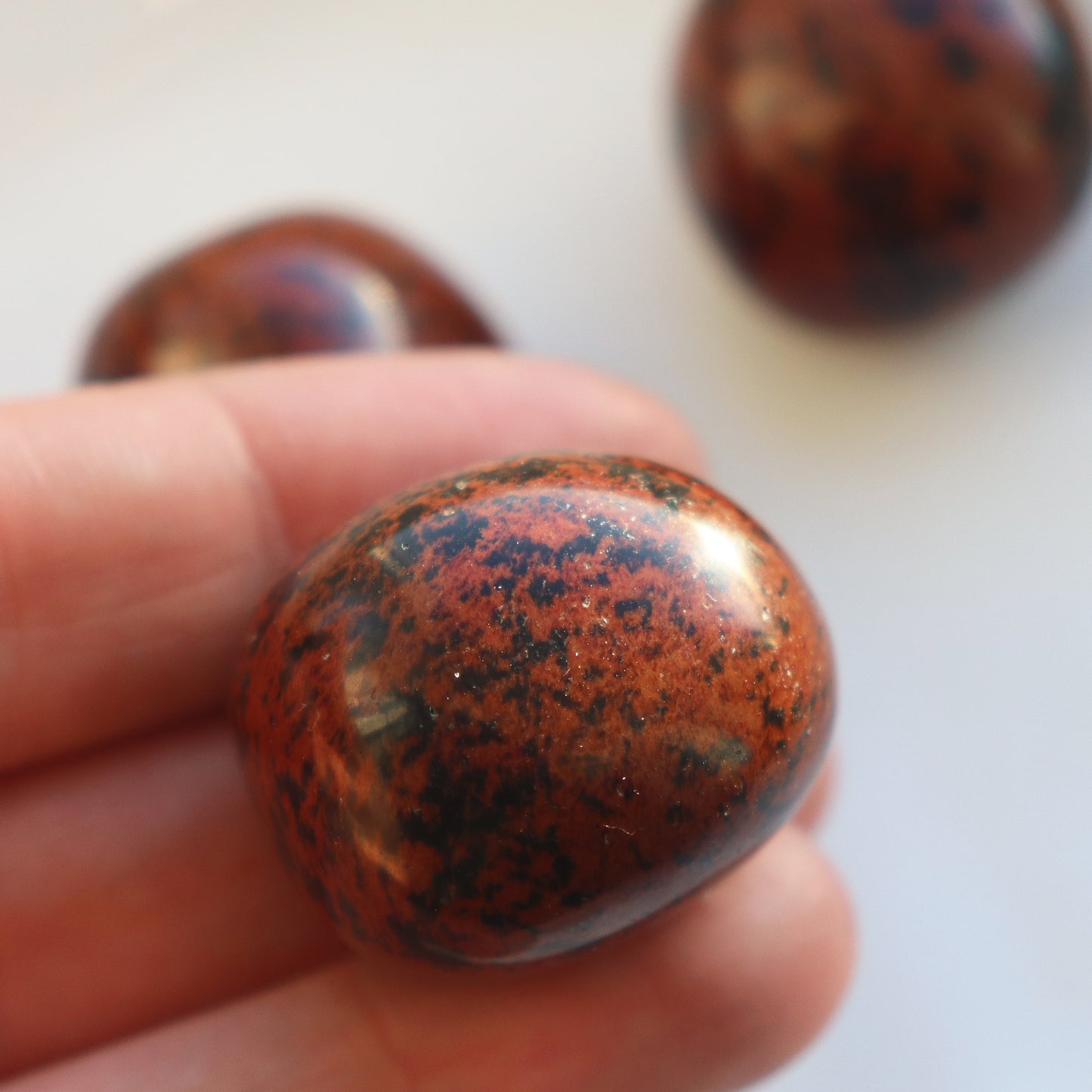 Red Mahogany Obsidian Tumblestone
