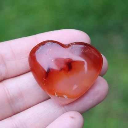 Small Carnelian Heart – Passion & Confidence Crystal