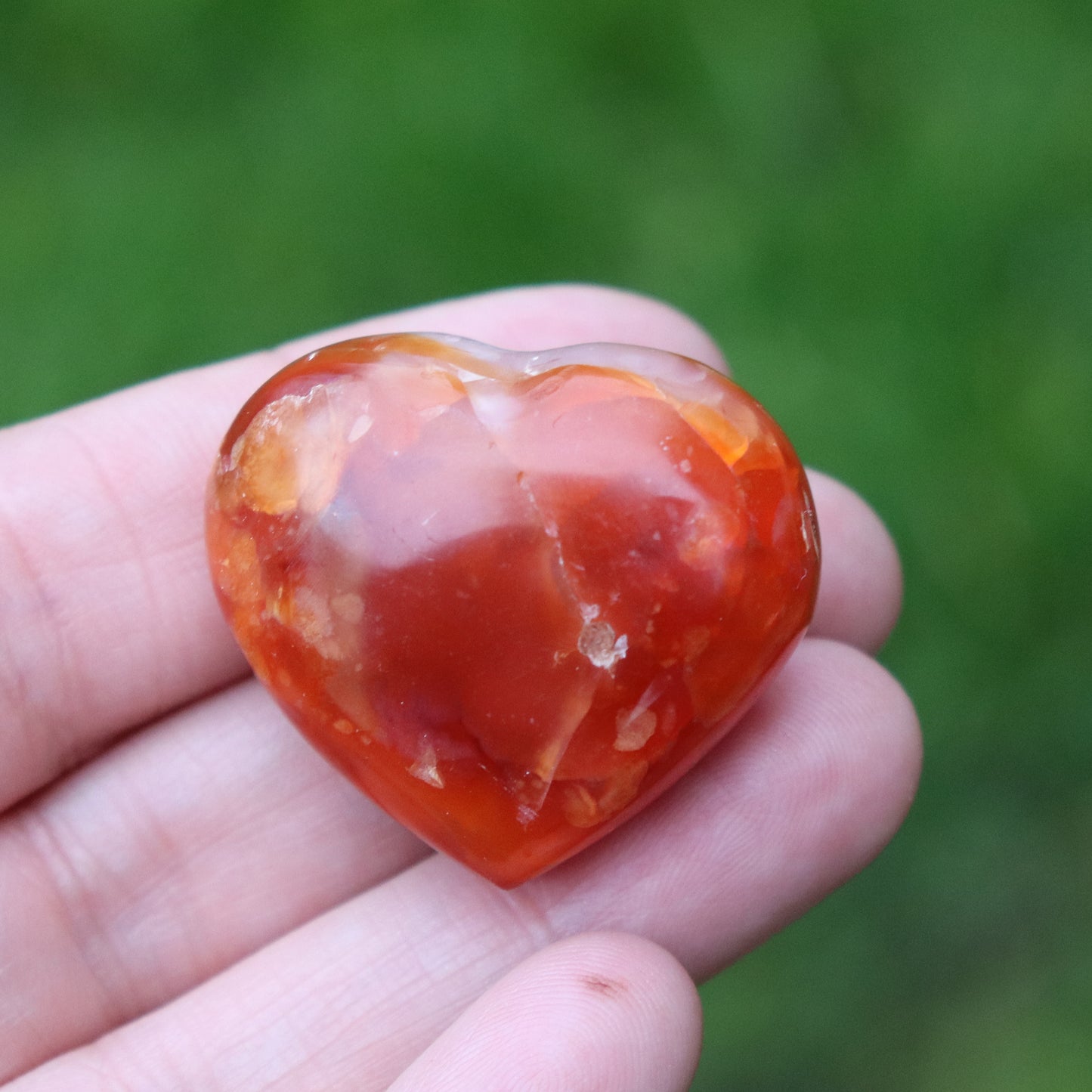 Small Carnelian Heart – Passion & Confidence Crystal