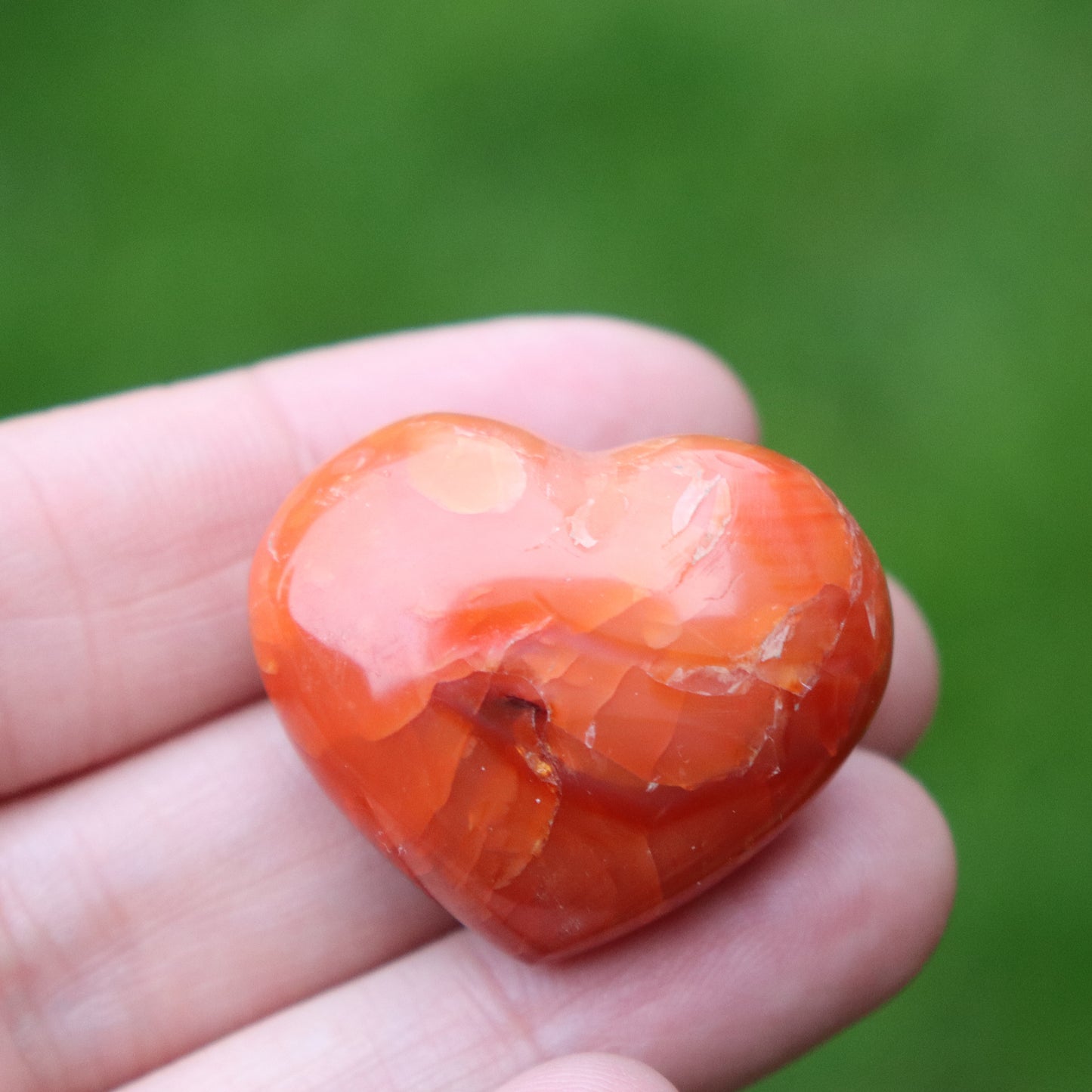 Small Carnelian Heart – Passion & Confidence Crystal
