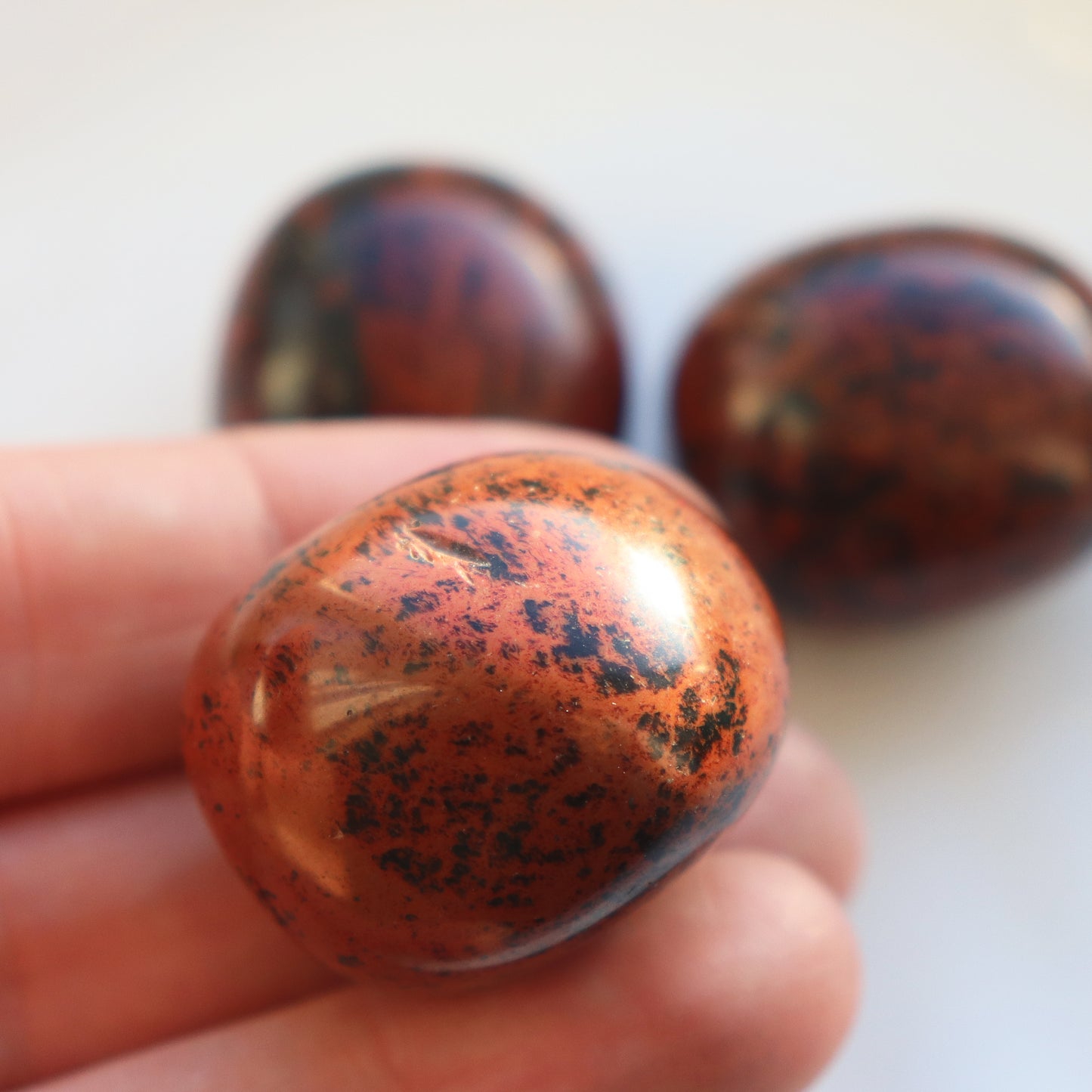 Red Mahogany Obsidian Tumblestone