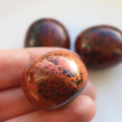 Red Mahogany Obsidian Tumblestone