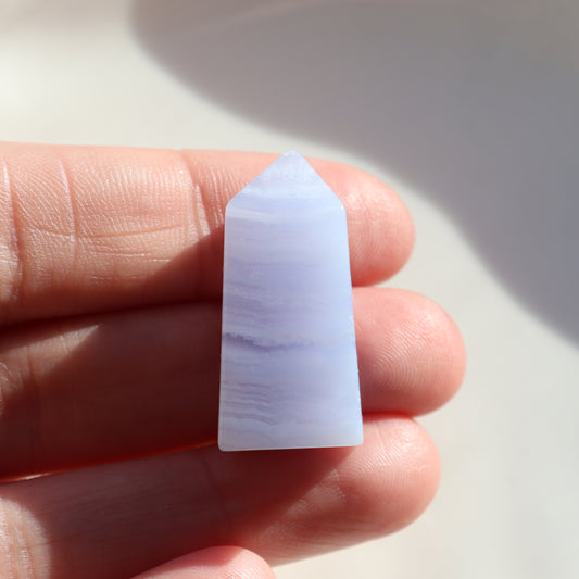 Mini Lace Agate Tower – Tiny but Mighty!