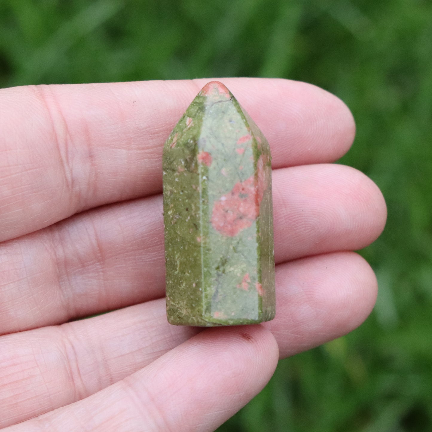 Unakite Gemstone Mini Tower - Gift Set