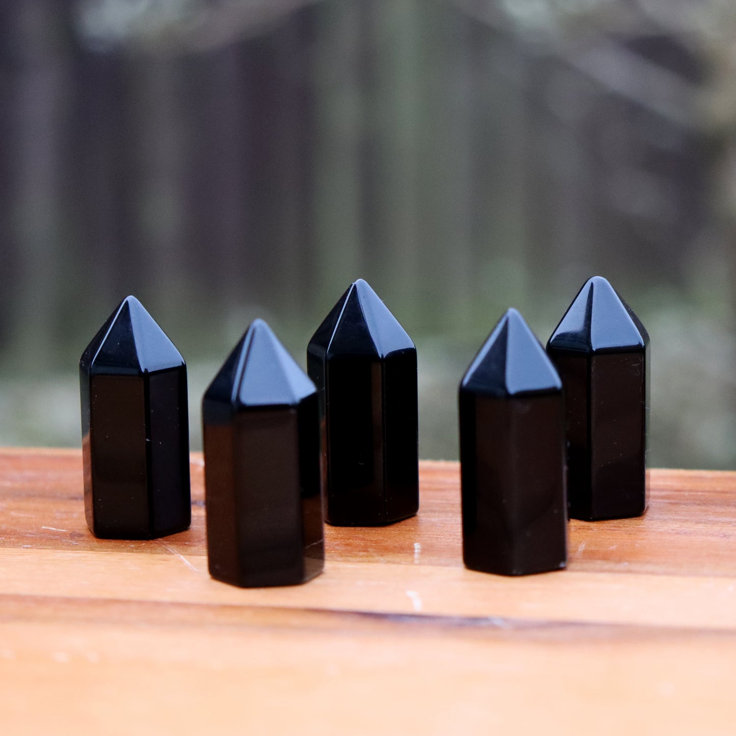 Obsidian Gemstone Mini Tower