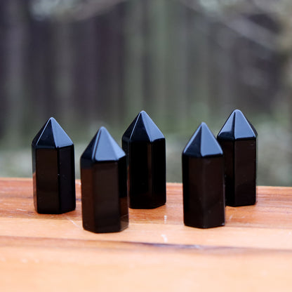 Obsidian Gemstone Mini Tower