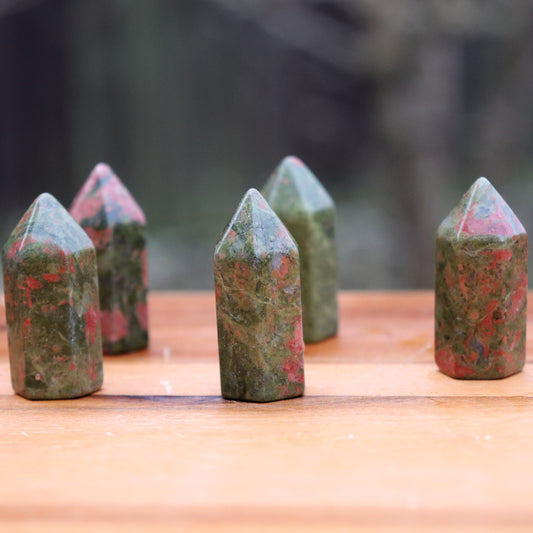 Unakite Crystal Mini Tower