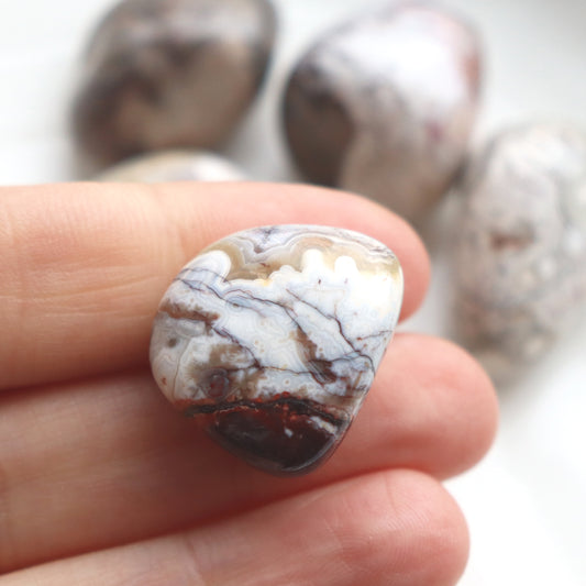 Red Mexican Agate Tumblestone