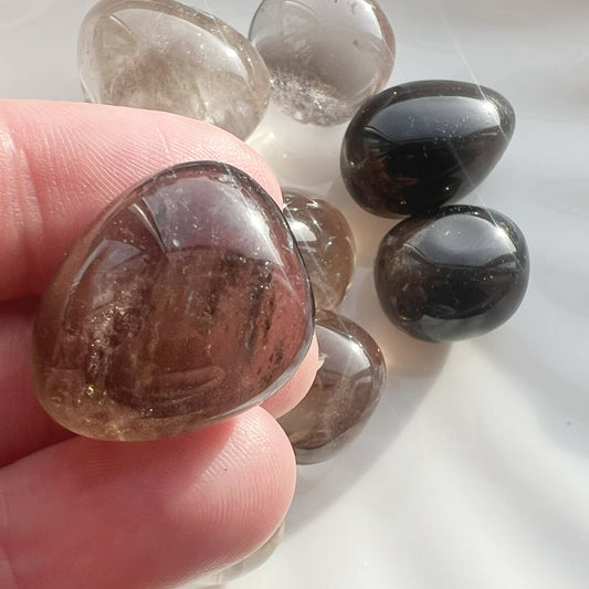 Smoky Quartz Tumble – Grounding & Protection Crystal