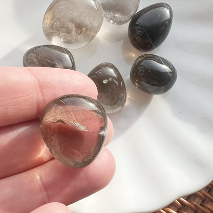 Smoky Quartz Tumble – Grounding & Protection Crystal