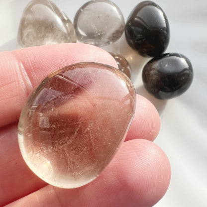 Smoky Quartz Tumble – Grounding & Protection Crystal