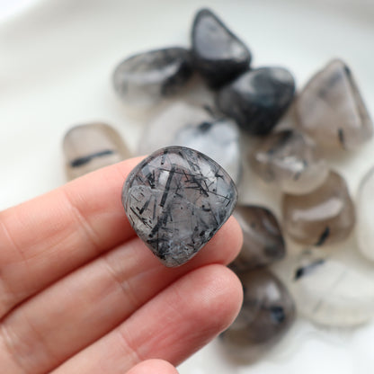 Tourmalinated Quartz Tumblestone