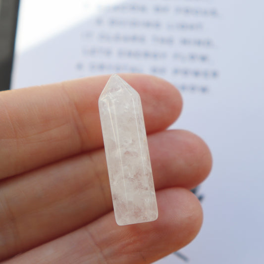 Clear Quartz Crystal Tower For Clarity And Energy Boost - Crystal Gift