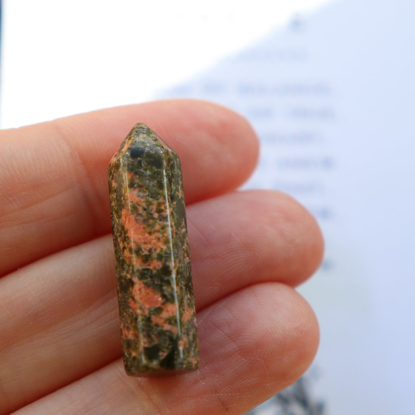 Unakite Crystal Tower For Balance And Healing - Crystal Gift