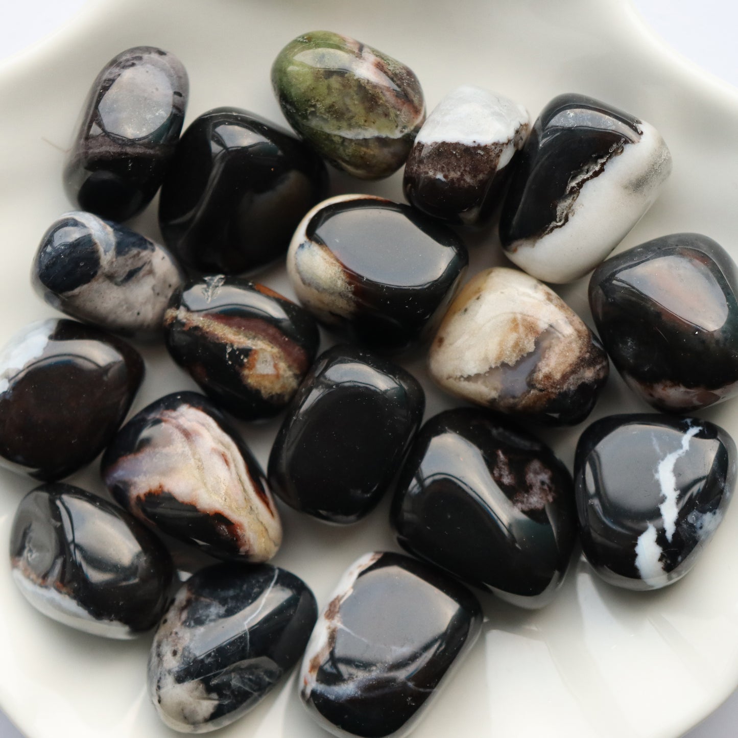 Zebra Jasper Tumblestone