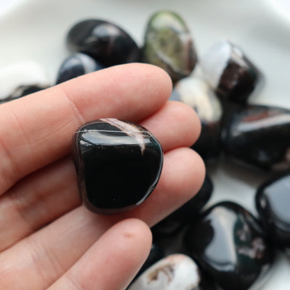Zebra Jasper Tumblestone