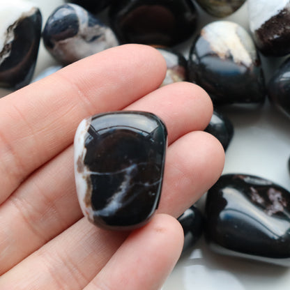 Zebra Jasper Tumblestone
