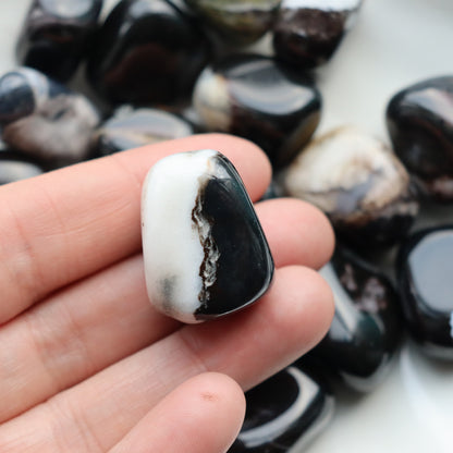Zebra Jasper Tumblestone